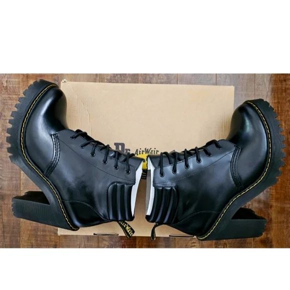 DR. MARTENS Persephone Boots BLACK BUTTERO - Picture 5 of 11